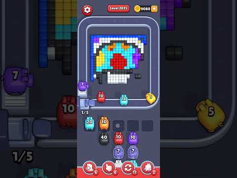 Pixel Flow Level 2835 Walkthrough