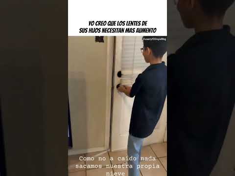 POR FIN VAN A CONOCER LA NIEVE