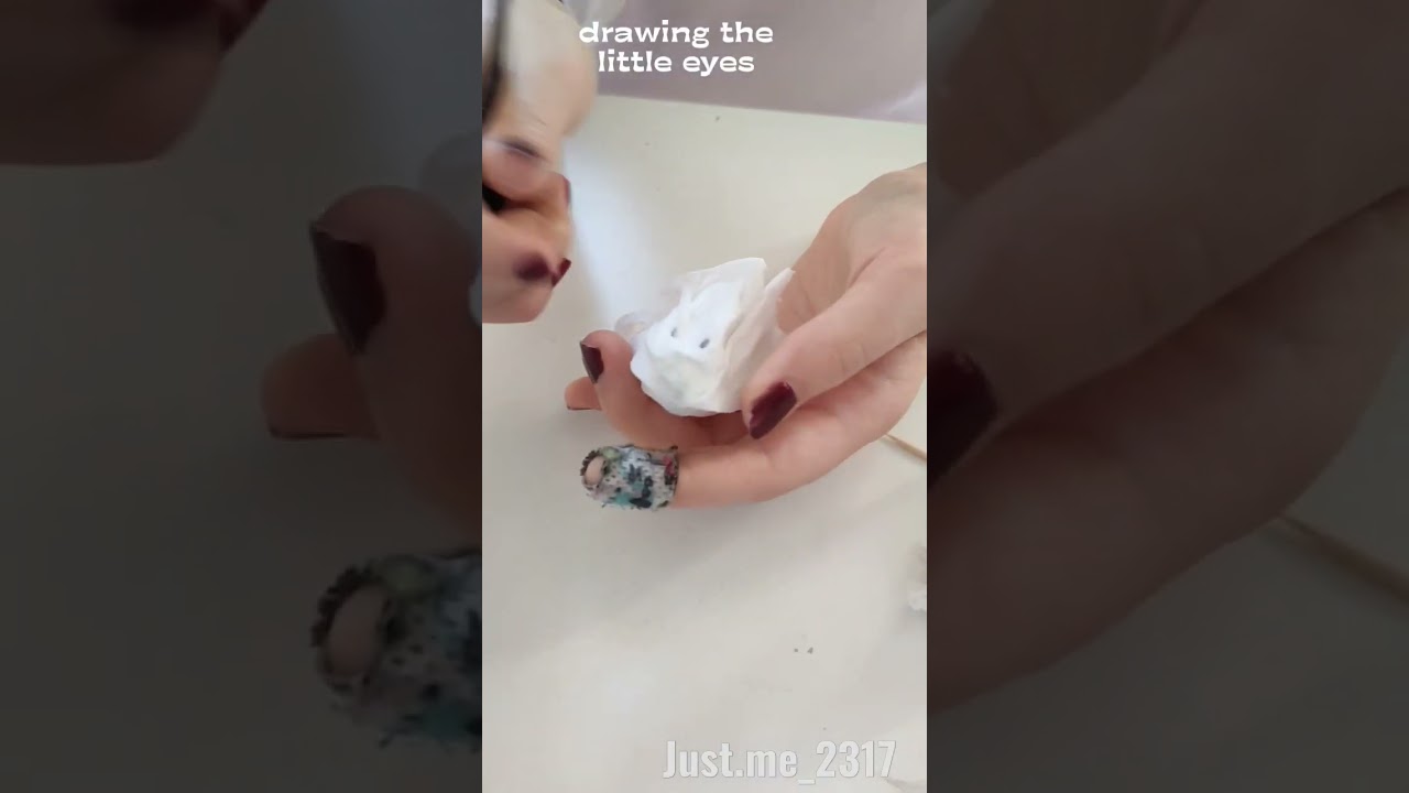 mini ghosts tutorial #halloween #ghost #lilsister