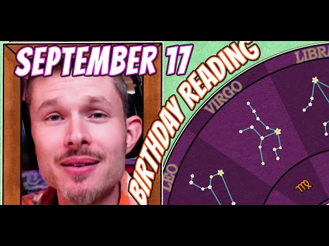 'Secret Language of Birthdays' September 17 Birthday Reading 🎁