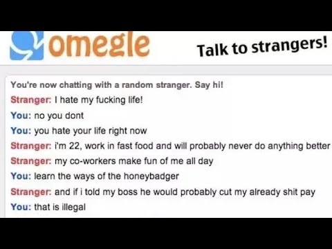 Underage girl on Omegle text chat