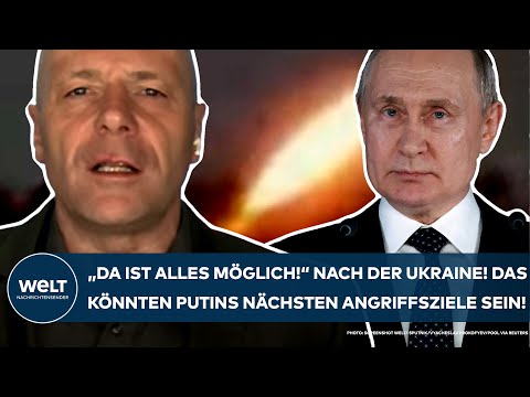 Video Thumbnail: UKRAINE-KRIEG: "Da ist alles möglich!" Das könnten Wladimir Putins nächsten Angriffsziele sein