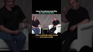 Linus Torvalds Reveals Why He Likes C Plus Plus #shorts #linux #cplusplus #clanguage #coding