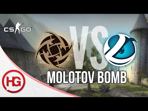 NiP vs Luminosity - Cobblestone, B Long Molotov Bomb (CS:GO Strategy Breakdown #23)