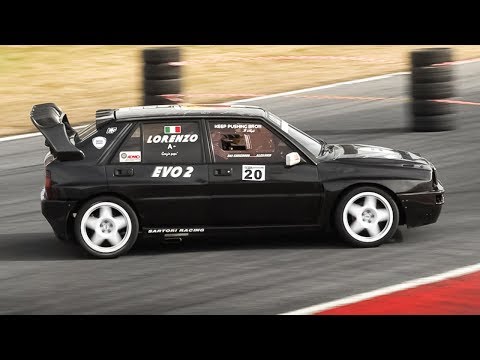 Tuned Lancia Delta Integrale Evo racing against the clock w/ OnBoard!