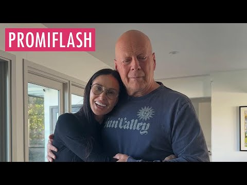 So süß gratuliert Demi Moore Bruce Willis zum 70. Geburtstag