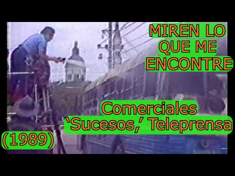 0147 Comerciales de Planificación Familiar (Canal 6, Nov. '89) y en 'Teleprensa' (Canal 2, 2/5/1989)