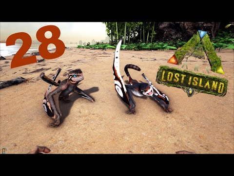ARK Survival Evolved 🦖 LOST ISLAND Let's Play Deutsch 28 - Sinomacrops am besten nackt zähmen XD