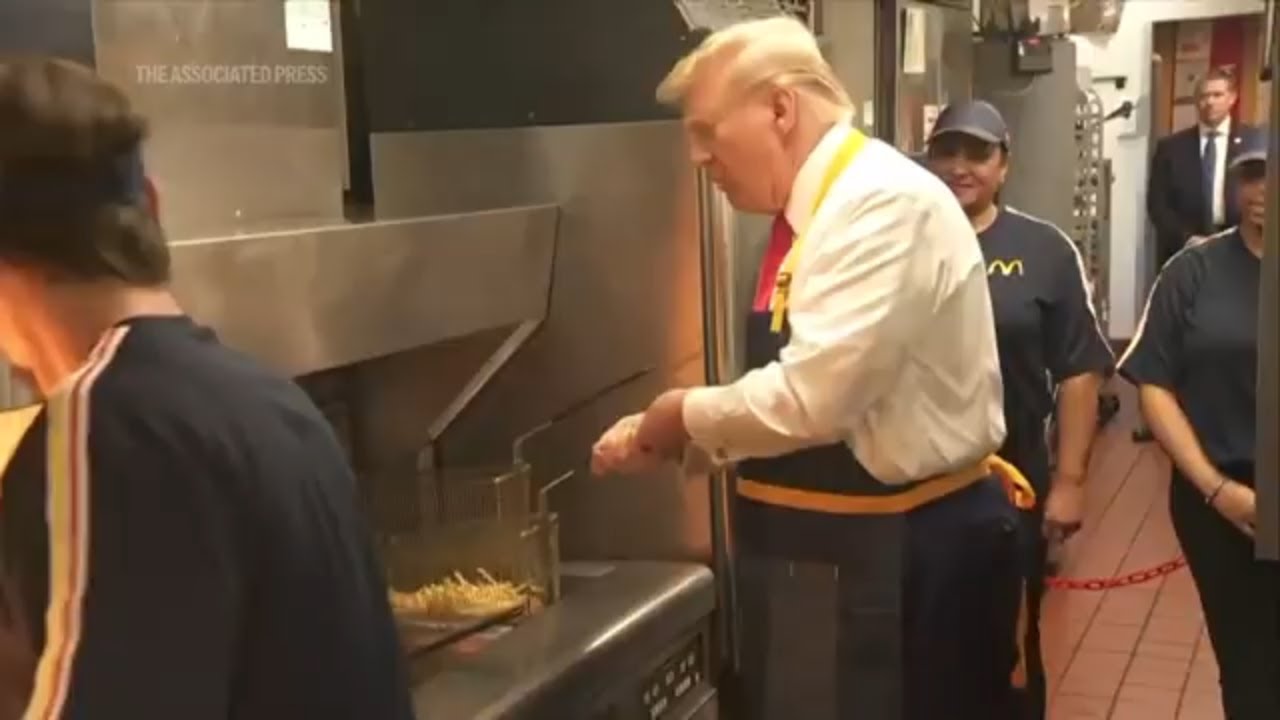 Donald Tramp McDonald's-da kartof fri stendində işləyib