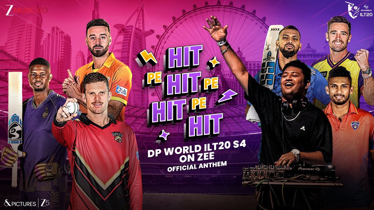 Hit Pe Hit - DP World ILT20 S4 | Official Anthem | Ft. Kratex