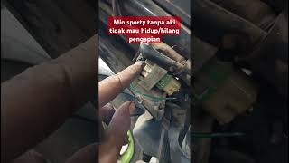 Download lagu Perbaikan mio sporty/soul tanpa Aki mesin tidak mau hidup #shots #vidioshort #miosporty mp3