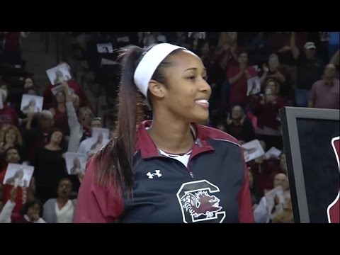 Gamecock Women's Basketball Senior Day Ceremony — 2/26/17