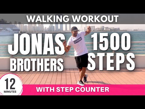 Jonas Brothers Walking Workout Dance | 1500 steps in 12 minutes