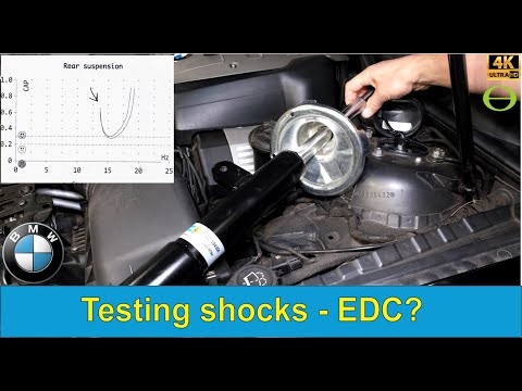 Testing shock absorbers on a BMW with Electronic Damper Control (EDC) - things to consider.