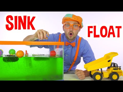 Sink or Float? | 1 HOUR of Educational Videos For Kids | Learning Videos For Toddlers | Blippi Toys