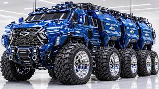  Chevrolet Blue Storm 5x5 Tawarkan Konsep Pickup Futuristik dengan Lima Roda