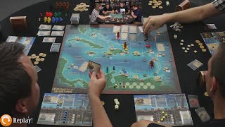 Board Game Replay - Merchants & Marauders video thumbnail