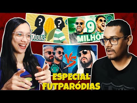 3 em 1 - ♫ ESPECIAL DE 1 MILHÃO & 9 MILHÕES & FutParódias Vs. Mussoumano - REACT EM CASAL