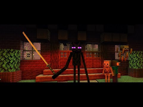 Enderman became evil!! Monster School Minecraft Animation