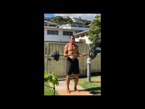 FitPro Hawaii Workout - 50-110 lbs. Barbell Curls - June 16, 2021, 3:39 pm