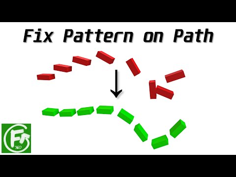 Fusion 360 - Fix Pattern on Path