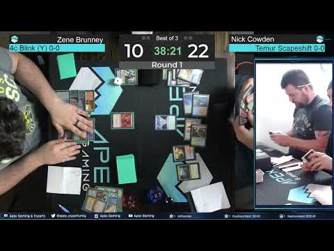 4c Blink (Y) vs Temur Scapeshift | Modern 2K | Round 1 | Paper MTG