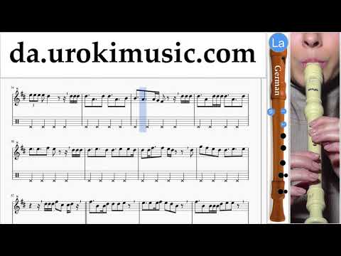 Lær At Spille Blokfløjte (Tysk) Jonas Blue - Mama Lektioner Sange Del#2 um-i246