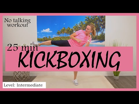 25-min No Equipment Cardio Kickboxing Workout