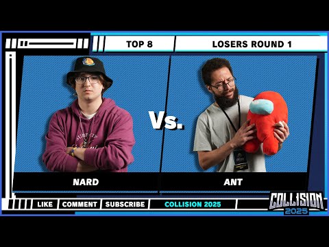 Collision 2025 - Losers Round 1 - nard VS Ant - Rivals of Aether II Singles