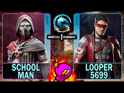 MK1 School Man (ERMAC) VS Looper5699 (KENSHI)🥊Mortal Kombat 1🥊4K 60ᶠᵖˢ