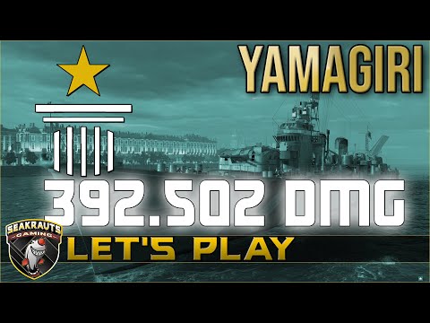 YAMAGIRI [T11 DD] - Unicum Gamer with (almost) world record! - World of Warships [German]