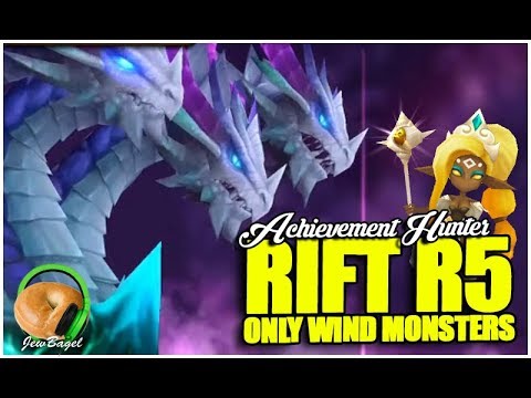 SUMMONERS WAR : Achievement Hunter - RAID R5 Only WIND Monsters!