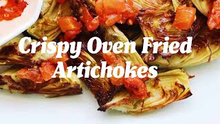 How to Make Crispy Oven Fried Artichoke Hearts Using Jarred Artichokes
