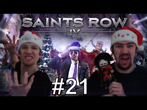 Saints Row 4 Co-op Gameplay Part 21 - The Mighty Santa Clawz !!