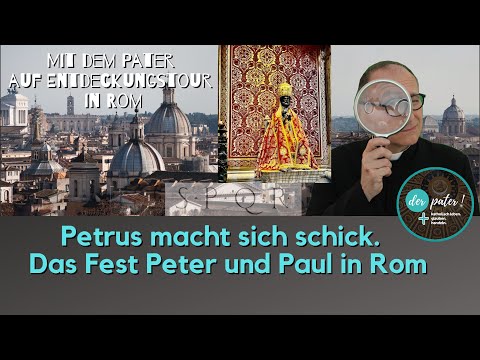 Der heilige Petrus macht sich schick. Das Hochfest der Apostel Petrus und Paulus im Vatikan.