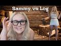 Sammy S Ultimate Axe Challenge With The Unchoppable Log