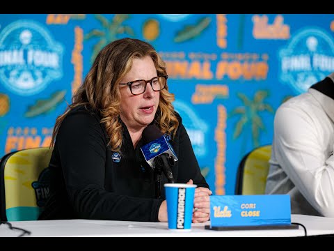 UCLA W. Basketball Postgame, Final Four – vs. UConn (April 4, 2025)