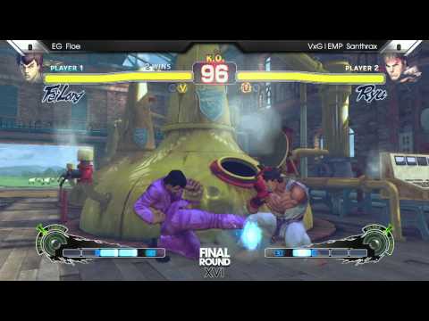 Final Round 16 Super Street Fighter 4 Arcade Edition Top 16 Floe vs Sanford Kelly