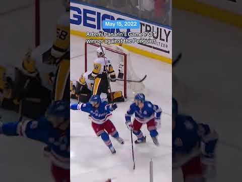Artemi Panarin Overtime Winner Game 7 Stanley Cup Playoffs Throwback