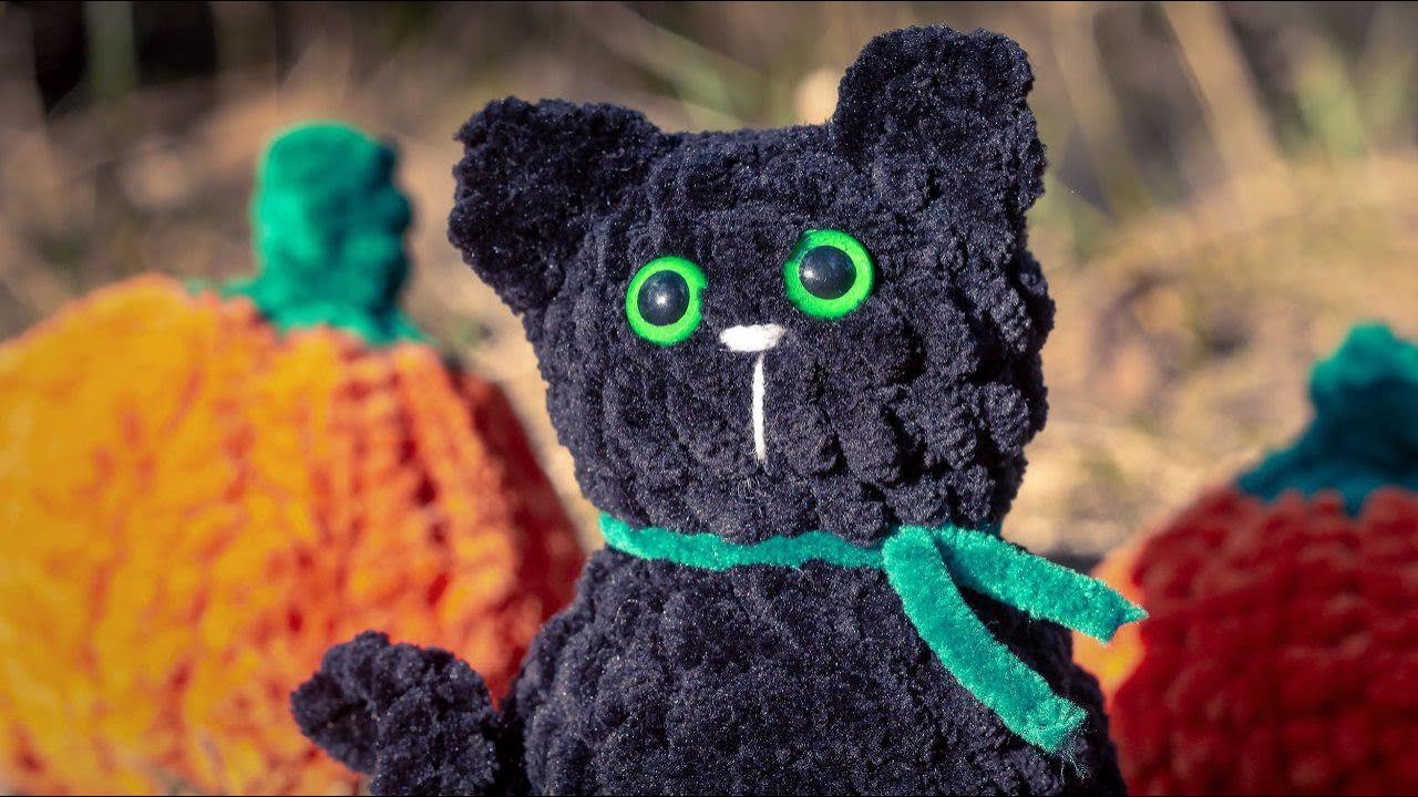 Crochet Tutorial Halloween Cat | DIY 100 Ideas