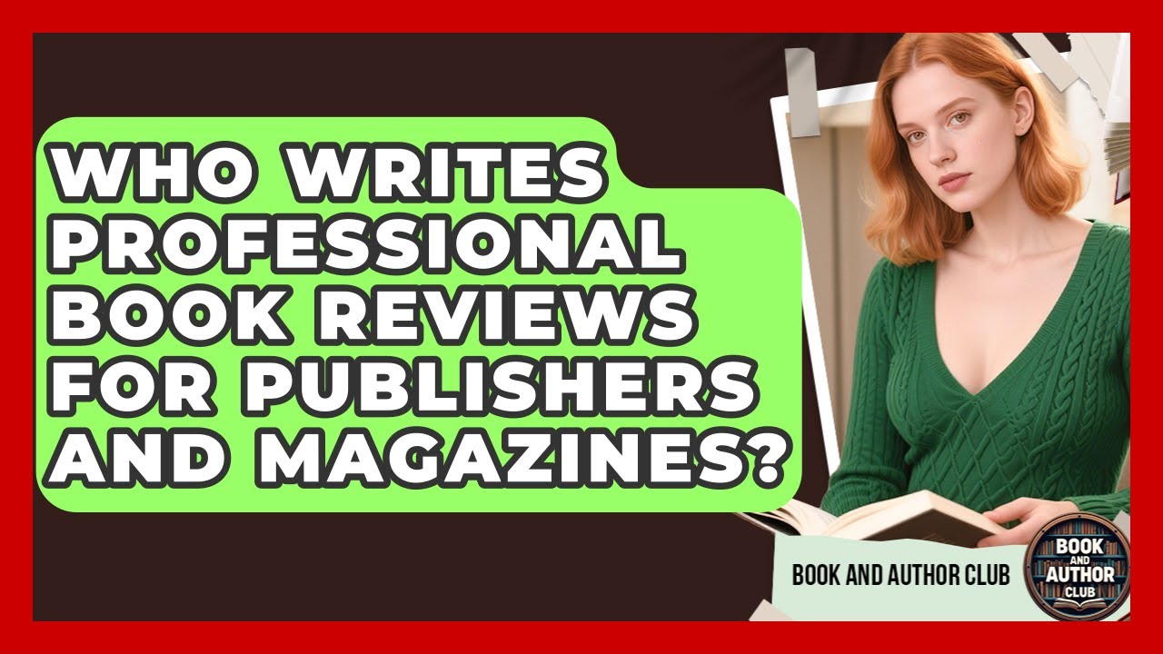 Who Writes Professional Book Reviews for Publishers and Magazines? | Book and Author Club News