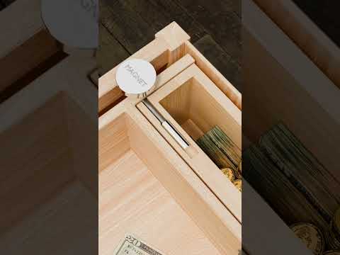 Hidden Drawer with Magnetic Latch Concept