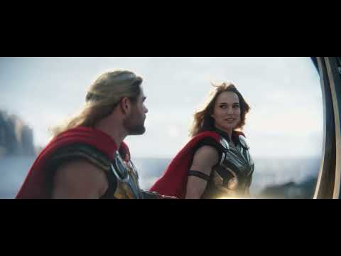 Thor Flies With A Ship Scene | Thor: Love and Thunder (2022)