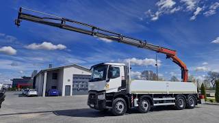 Renault C 430 / 8x4 / SKRZYNIOWY 7 M + HDS PALFINGER 33002 -wys&oacute;w: 14,5  planbil | Bilde 4 - Autoline