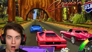 N64 Cruis'n USA Complete - Arcade Racing at Its Most Over-The-Top