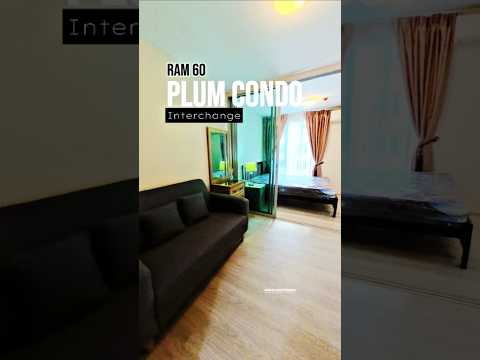 ((ให้เช่า)) Plum Condo ราม 60 พื้นที่ 23.5 ตรม. ตึก D แต่งสวย (ND215) – รูปที่ 2