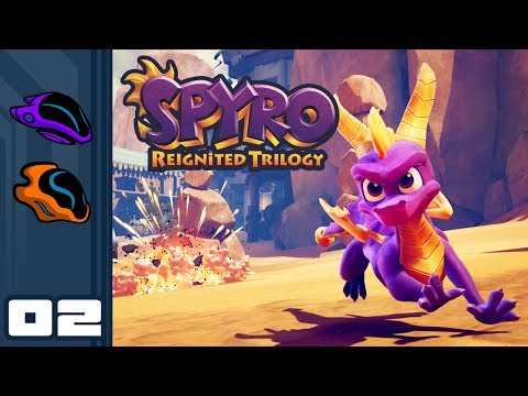 Let's Play Spyro: Reignited Trilogy - PS4 Gameplay Part 2 - Toasty!