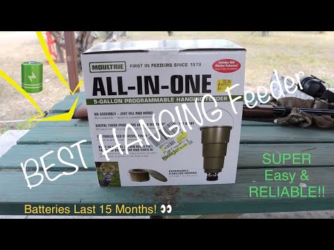 Moultrie ALL-IN-ONE 5-Gallon Hanging Feeder (Unboxing & First Impressions)