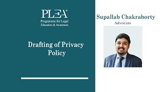 Drafting of Privacy Policy by Supallab Chakraborty
