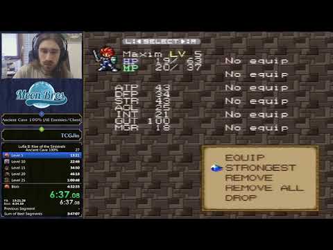 Lufia II Ancient Cave 100% in 4:21:03